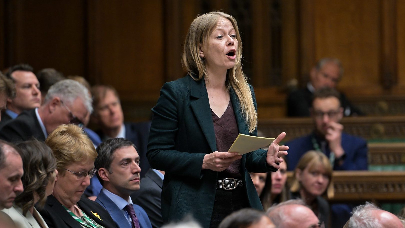 Sian Berry speaking in parliament - copyright House of Commons